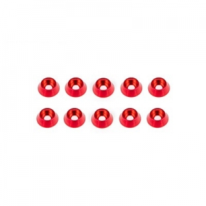 [TR] M3 ��Ʈ�� �˷�̴� ������ �ͻ� (����, 10����) Aluminum Frame Washer (Red)