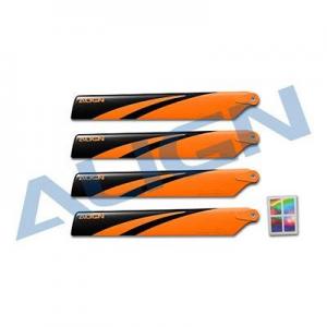 [Align] T-Rex150/X 120 ���� �����̵� - ������ (3D��) [ALIGN] T-Rex150/X 120 Main Blades - Orange(for Hard 3D)