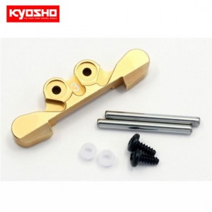 [KYOSHO] Aluminum Rear Sus Mount (3-deg/Gold) 