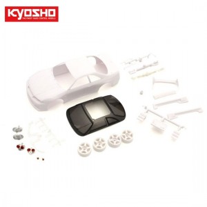 [KYOSHO] NISSAN GT-R NISMO R33 White Body Set w/Wheel 