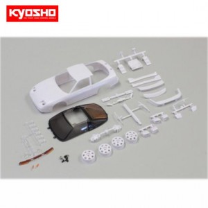 [KYOSHO] NISSAN 180SX White body set(w/Wheels) 