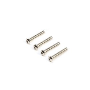 [TLR Racing] Left Hand Button Head Screws, M3x20mm (4) 