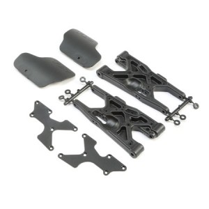 [TLR Racing] Rear Arms, Inserts, Guards (2): 8X 