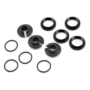 [ECX RC] ECX V2 Shock Adjuster Nut & Spring Retainer Set 