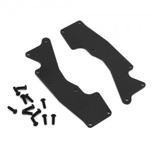 [TLR Racing] Front Arm Inserts Carbon 8XT 