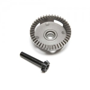 [TLR Racing] Rear Differential Ring and Pinion Gear: 8XT 