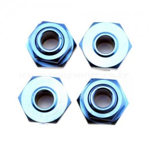 [TEAM LOSI] [Team Losi] 20mm WHEEL HEX SET , BLUE - LST2,LST XXL 