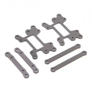 [TEAM LOSI] Hinge Pin Brace Set, Hard Anodized: LST 3XL-E 