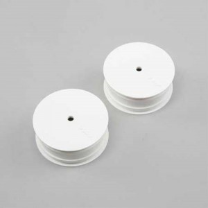 [TEAM LOSI] Front Wheel, Stiffezel, 12mm Hex, White(2): 22 4.0 