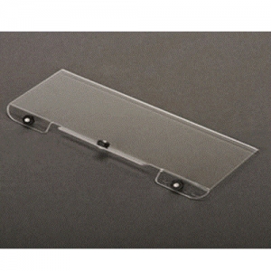 [TLR Racing] MM Rear Spoiler, Thick, Clear: 22T 