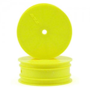 [TLR Racing] Team Losi Racing Front 1/10 Buggy Wheel (Yellow) (2) (TLR 22) 