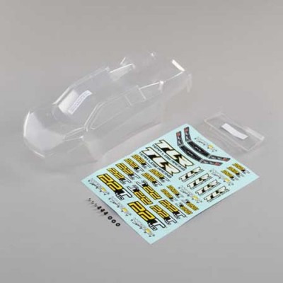 [���ܼ�] TLR230011 [TLR Racing] Body Set, Clear, w/Stickers: 22T 4.0