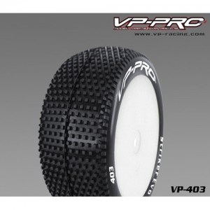 [VP PRO RACING] (1:10 ����� Ÿ�̾� ��)Striker Evo1/10 4WD Elec. Offroad Buggy Rear Rubber Tyre Unglued[Durango White dish rim] *** �Ѻ��� 2�� ���� 