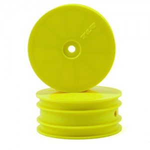 [TLR Racing] Team Losi Racing 22-4 Front Wheel (Yellow) (2) 