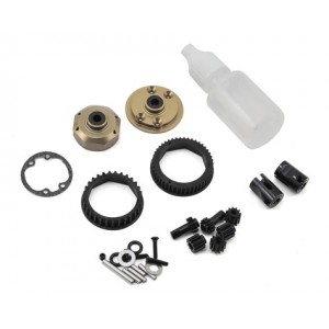[TLR Racing] Complete Gear Diff, Front/Rear: 22-4 2.0 