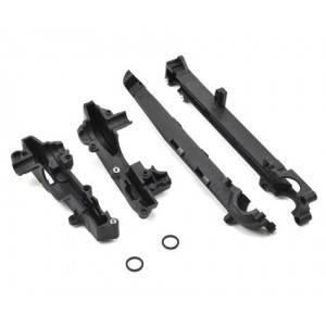 [TLR Racing] Belt Cover Set, Center & Rear: 22-4 2.0 