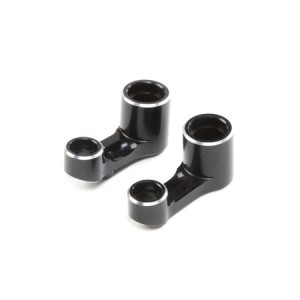 [TLR Racing] Bell Crank Set, Aluminum, Black: 22 5.0 