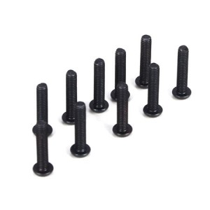 [TLR Racing] Button Head Screws, M2.5 x 12mm (10) 