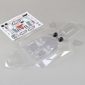 [TEAM LOSI] Body Set, Clear: Tenacity Desert Buggy 