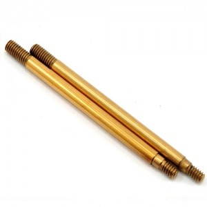 [TLR Racing] Team Losi Racing Ti-Nitride Rear Shock Shaft Set (2) 