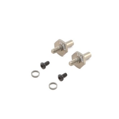 [���ܼ�] TLR332065 [TLR Racing] Front Axle Set Aluminum, 12mm Hex: 22SCT 3.0