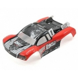 [TEAM LOSI] Losi 1/24 Micro SCTE Painted Body (Red) 