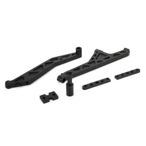 [TEAM LOSI] FR/RR Chassis Brace & CNTR Diff Spcr: Monster Truck XL 