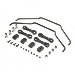 [TEAM LOSI] Front & Rear Sway Bar Set: DBXL-E 2.0 