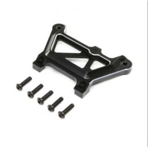 [TEAM LOSI] Front Top Plate, Aluminum, Black: DBXL-E 2.0 