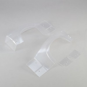[TEAM LOSI] L/R Rear Fender Set, Clear: Super Baja Rey 