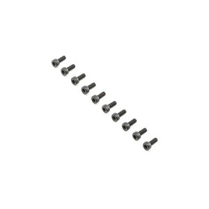 [TLR Racing] Cap Head Screws, M2.5x6mm (10) 