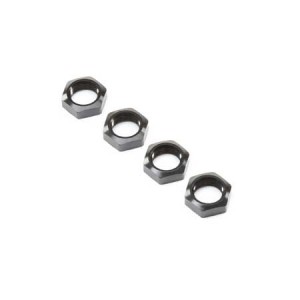 [TEAM LOSI] Wheel Nut, Black (4): Super Baja Rey,,Super Rock Rey 
