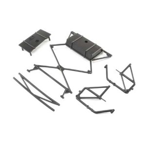 [TEAM LOSI] Rear Body Mount Bar L&R, X-Bar: Super Baja Rey 