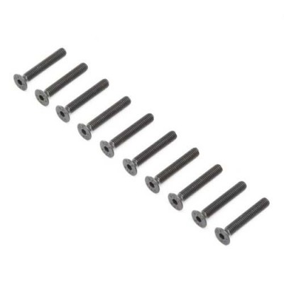 [���ܼ�] LOS255018 [TEAM LOSI] Flat Head Screws, Stl, BO, M4 x 16mm (10)