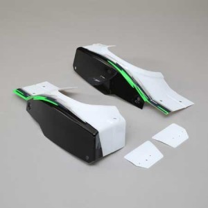 [TEAM LOSI] L/R Rear Fender Set, Black: Super Baja Rey 