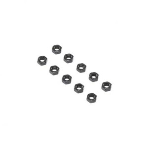 [TEAM LOSI] Flat Nut, Stl, M4 (10) 