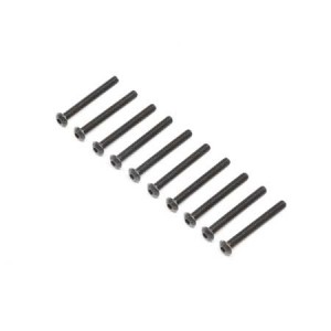 [TEAM LOSI] Button Head Screws, Stl, BO, M4 x 35mm (10) 