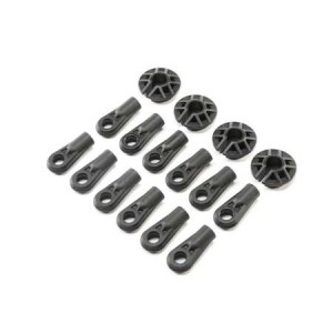 [TEAM LOSI] Shock and Rod Ends,Spring Cups(12): Super Baja Rey 