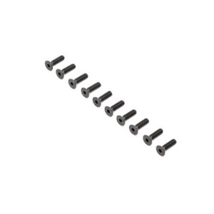 [TEAM LOSI] Flat Head Screws, Stl, BO, M4 x 14mm (10) 