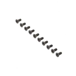[TEAM LOSI] Flat Head Screws, Stl, BO, M4 x 10mm (10) 