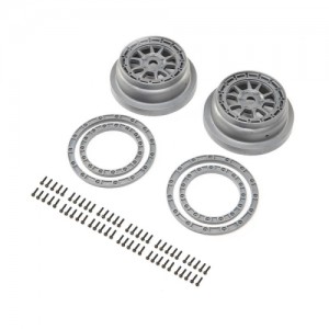 [TEAM LOSI] Beadlock Wheel and Ring Set (2): SBR 2.0 