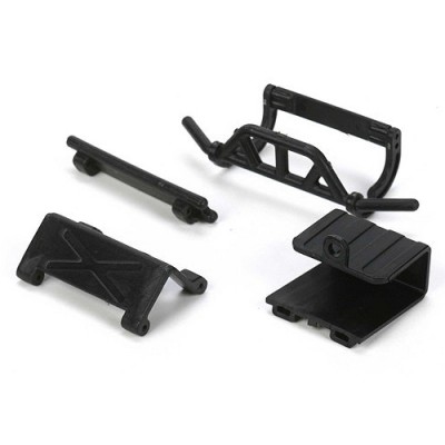 [���ܼ�] LOSB1735 [TEAM LOSI] Front/Rear Bumpers, w/Battery Door & Tray: Mc4X4
