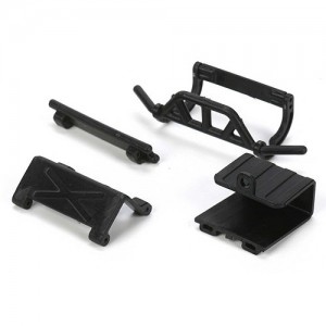 [TEAM LOSI] Front/Rear Bumpers, w/Battery Door & Tray: Mc4X4 