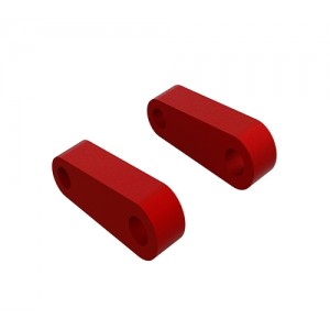 [ARRMA] Aluminum Fr Suspension Mounts (Red) (2) 