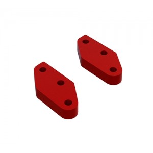[ARRMA] Aluminum Steering Plate A (Red) (2) 