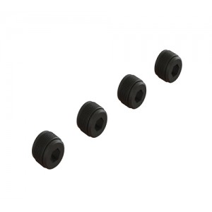[ARRMA] Hub Nut (Black) (4) 