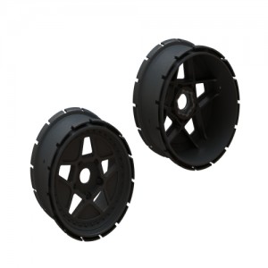 [ARRMA] MT WHEEL 4.9 24MM HEX (1 PAIR) 1:5 OUTCAST 8S 
