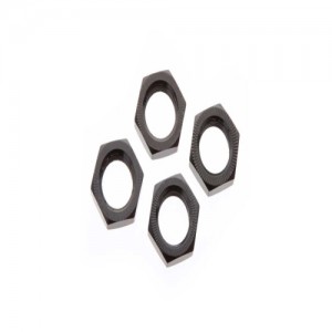 [ARRMA] AR310449 Wheel Nut Aluminum 17mm Black (4) 