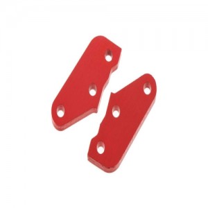 [ARRMA] AR340072 Steering Plate A Aluminum Red (2) 