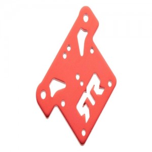 [ARRMA] AR320195 Top Plate Aluminum Silver/Blue 
